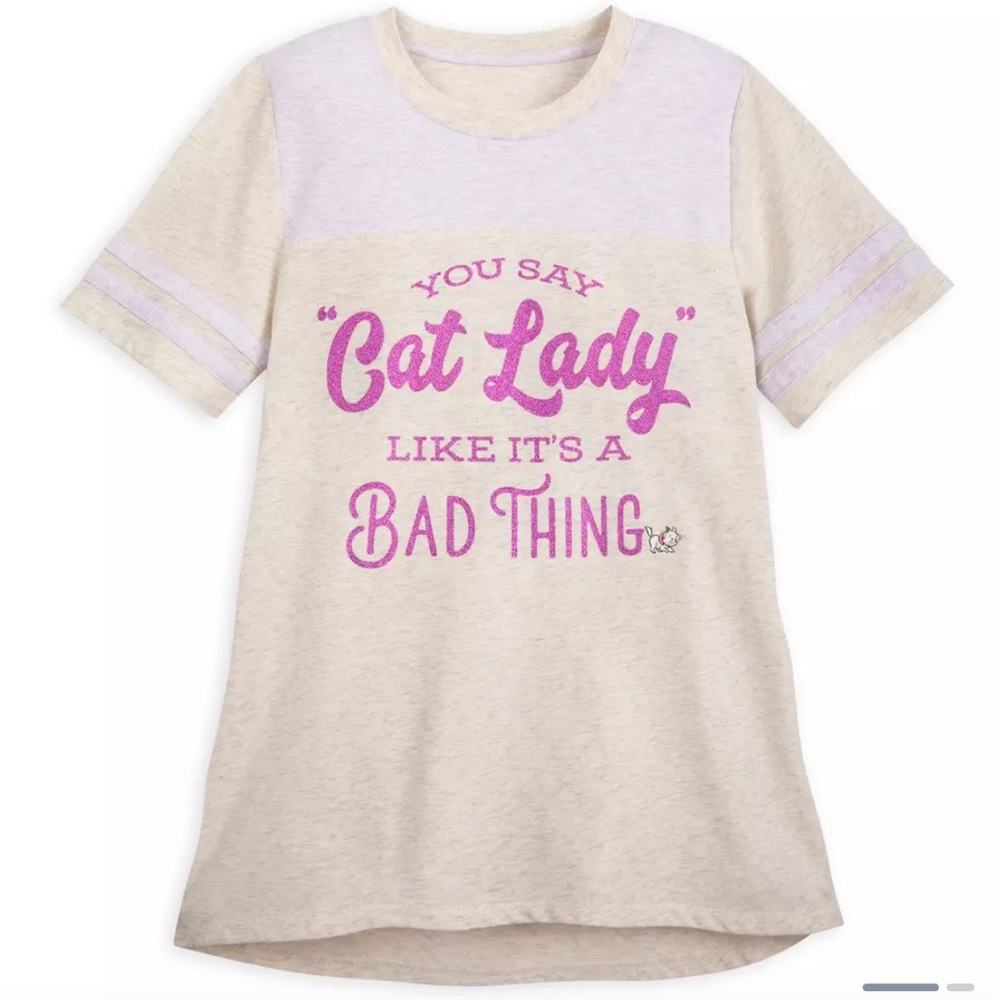 Disney | Aristocats ''You Say Cat Lady Like It's a Bad Thing'' T-Shirt | Size S